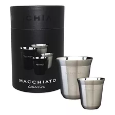 Vaso Termico Pocillo Macchiato Set De 2 (160ml)