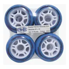 Ruedas Para Patines Azules