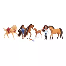 Spirit Dreamworks Riding Free Pasture Pals Set De 12 Piezas