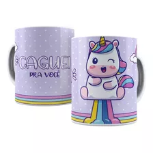 Caneca Unicórnio Sincero, Divertida Caneca