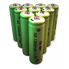 Packx 12 Pilas Baterias Aa Recargables Solares 1.2v 1300mah 