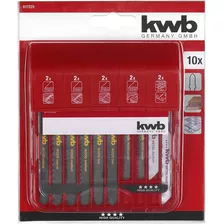 Set Kwb Hoja Sierra Calar 10 Piezas Tipo T