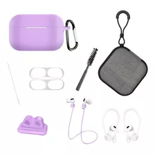 Funda Y Kit De Accesorios Para AirPods Pro 9 Piezas