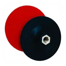 Suporte Disco Lixa C/ Velcro - 125mm Lotus - 3416 Cor Vermelho