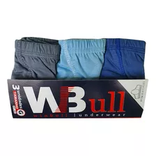 Kit 3 Cuecas Adulto Winbull Com Cós