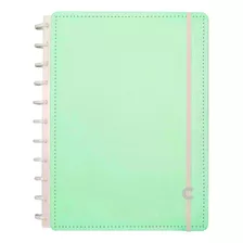 Caderno Inteligente 80f Grande Pastel Verde