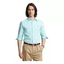 Camisa Hombre Polo Ralph Lauren Aegean Blue Original