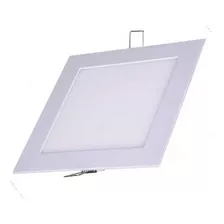 Plafon Led Integrado Embutir 24w Cuadrado Luz Calida