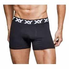 Boxer Xy Art 1387 Liso Algodon Y Lycra