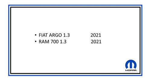4 Valvulas Admision Fiat Argo 1.3 Nueva Ram 700 2021 Mopar Foto 2