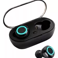 Fone De Ouvido In-ear Sem Fio Kapbom Ka-799 Preto E Azul Cor Preto/azul