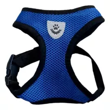 Coleira Peitoral Select Pet Com Guia Cachorro Cães Gato Pet Cor Azul Tamanho Da Coleira G