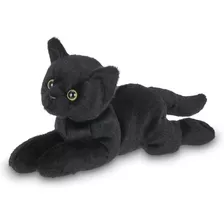 Gato De Peluche Bearington Collection, 20.32cm, Negro