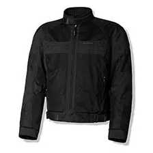 Motociclismo, Olympia Men's Newport Jacket (negro, X-large)