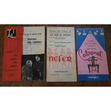 Programas Teatro Dl Centro 1970 1977 Cabaret Pirandello Niño