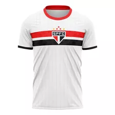 Camiseta São Paulo Stencil Masculina - Branco