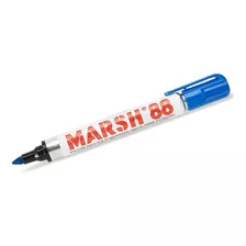 Marcadores Industriales Marsh 88 - Azules - 12/paq - Uline