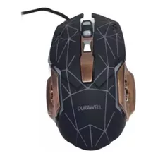 Mouse Gamer Ergonômico Com Fio Rgb Dw-200