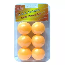 Pelotas De Ping Pong Tenis De Mesa X6 Unidades Pelotitas