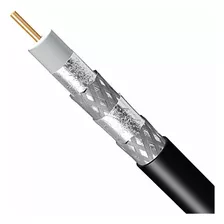 Cable De Cobre Slido Rg6 De 18 Awg 3 Ghz 75 Ohmios Cl2 Para 