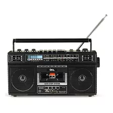 J-220bt Boombox Conversión De Mp3 De Radio A Casete Con Radi