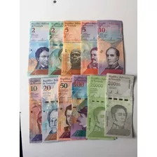 Combo 55 Billetes Venezolanos 11 Valores Diferentes Unc
