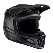 Capacete Leatt 3.5 Infantil Preto Cinza