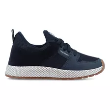 Sneaker Hush Puppies Light Fury Navy Para Niño