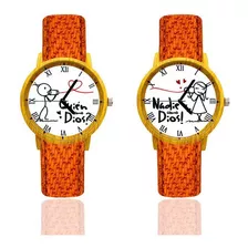 Reloj Pareja Quien Como Dios + Estuche Dayoshop