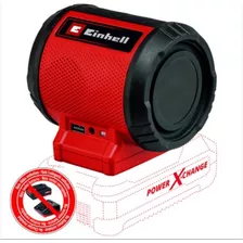 Parlante Y Cargador Usb Inalambrico Einhell Bluethooth 5.0 Color Rojo