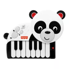 Mini Piano Infantil Animales Fisher Price Color Blanco Y Negro/panda