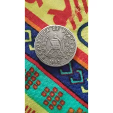 Moneda De 25 Centavos De Guatemala Del Año 1992