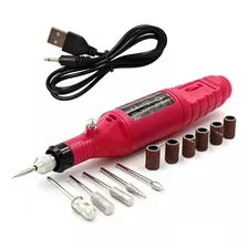 Torno Generico Electrico Profesional Mas Kit De Fresas Manicura Uñas