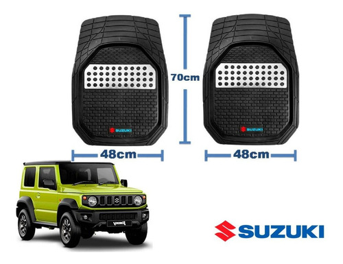 Tapetes 4 Piezas Charola 3d Logo Jimny 2020 2021 2022 2023 Foto 2