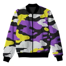 Campera Bomber Camuflado