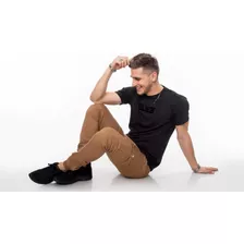 Pantalon Cargo Hombre Cierre Cintura Colores Gabardina 