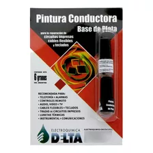 Pintura Conductora Delta Con Base De Plata 6gr
