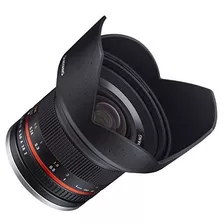 Samyang Sy12m Fx Bk 12mm F2.0 Ultra Wide Angle Lens For