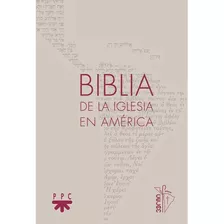 Biblia De La Iglesia En América, Plástico - Rústica