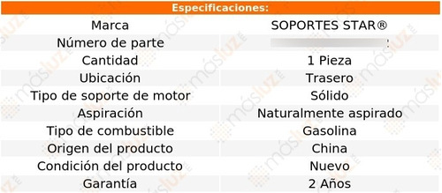 1) Soporte Motor Tras Citroen Ds21 Pallas 2.2l 4 Cil 68/72 Foto 2