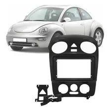 Moldura Painel 2din 9 Polegadas New Beetle 2004 A 2010 Preto