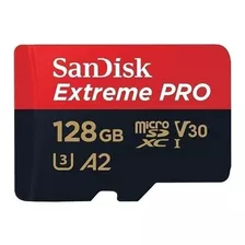Cartão De Memória Sandisk Sdsqxcy-128g-gn6ma Extreme Pro 