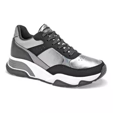 Tenis Chunky Clasben Selene Para Mujer Color Gris E7