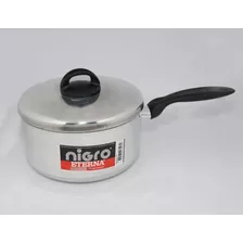 Panela Alumínio Reforçado 22cm Eterna 4,0l Nigro Cor Cinza