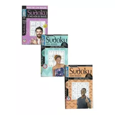 Kit 3 Coletâneas Revistas Coquetel Sudoku 