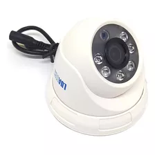 Câmera Interna Dome 1080p Full Hd Infravermelho 2mp Aitek Cor Branco