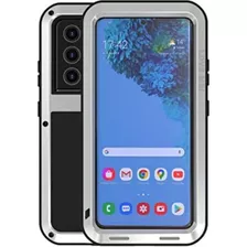 Funda Love Mei S21 Ultra Anti Impactos Negro/silver