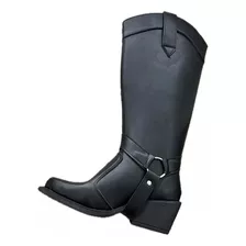 Bota Texana Desmontable Mujer Eco Cuero 2 En 1