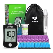 Auvon Kit Glucometro Lancetas Kit Monitoreo Glucosa