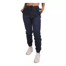 Calças Jogger Jeans Feminina Super Confortável Com Elástico